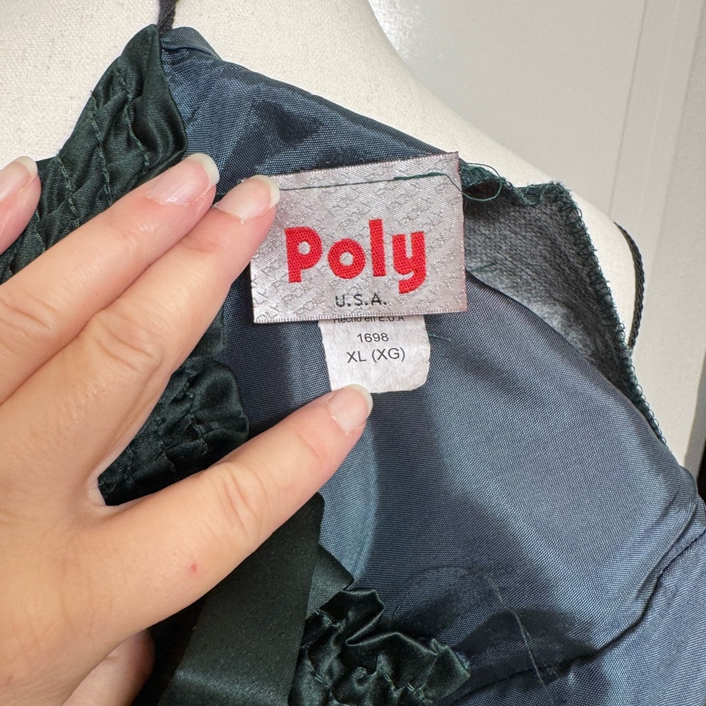 Poly USA Vintage Green Gown - Picture 9 of 10